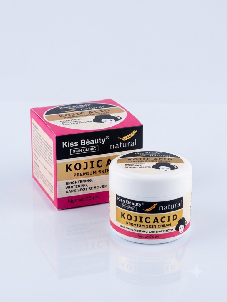 ✨ Crema Facial Aclarante Kiss Beauty® Kojic Acid - Anti-Manchas (75ml) ✨
