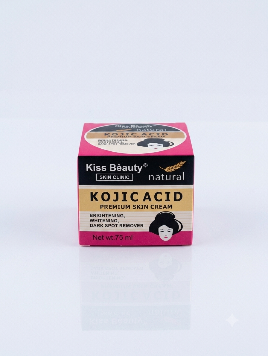 ✨ Crema Facial Aclarante Kiss Beauty® Kojic Acid - Anti-Manchas (75ml) ✨ - Imagen 2