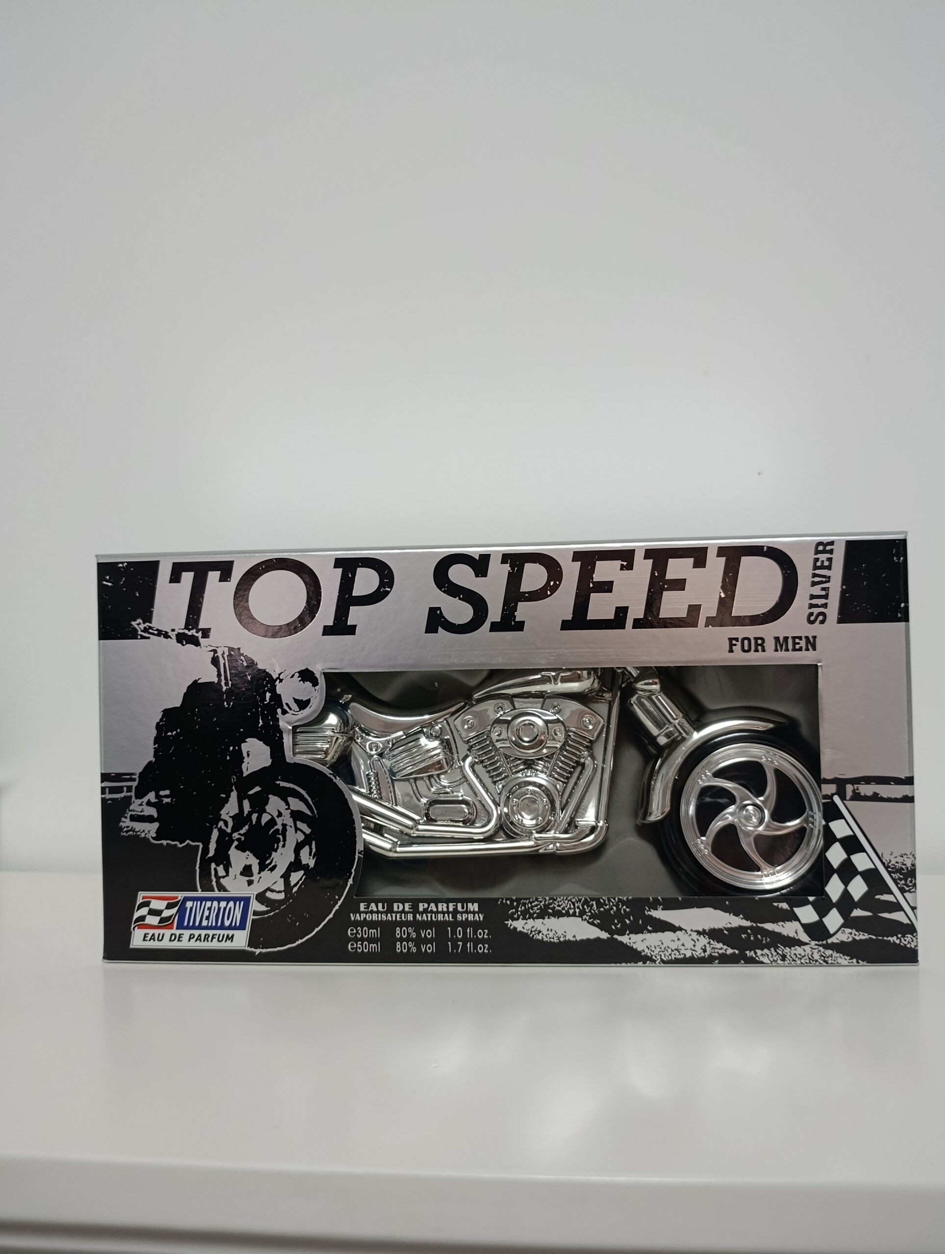 Perfume para Hombre Top Speed Silver - Set 2 en 1 (Día y Noche) 🏍️✨ - Imagen 4