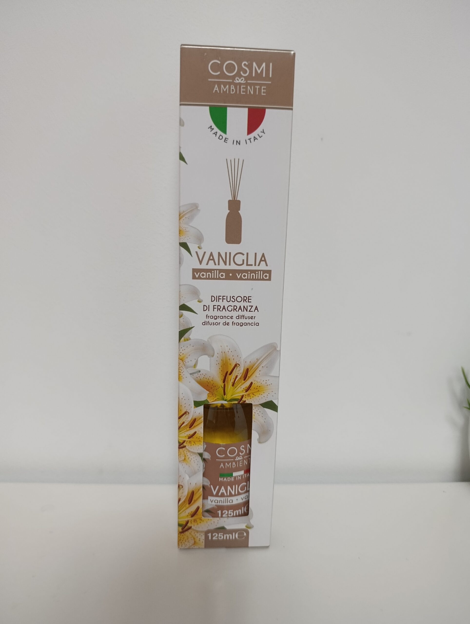 ✨ Cosmi Ambiente - Difusor de Fragancia Mikado (125 ml) | Ambientador de Varillas Made in Italy