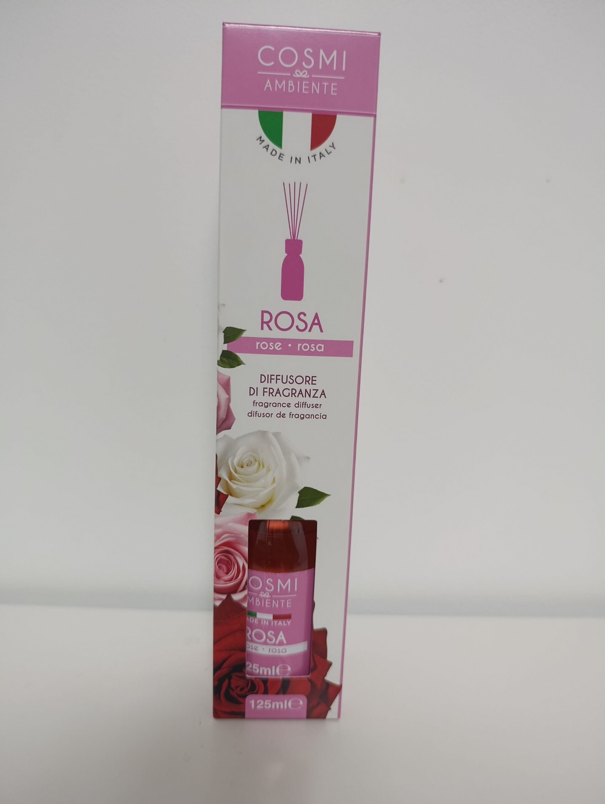 ✨ Cosmi Ambiente - Difusor de Fragancia Mikado (125 ml) | Ambientador de Varillas Made in Italy - Imagen 4