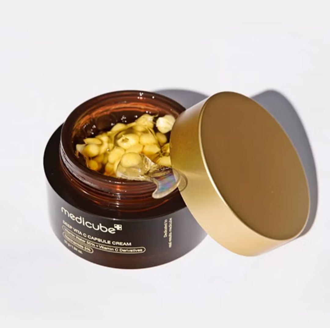 ✨ Medicube 55g | Crema Facial Iluminadora y Antioxidante con Vitamina C y Niacinamida 🍊 - Imagen 2