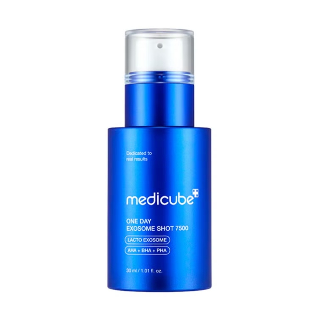 ✨ Medicube - One Day Exosome Shot 2000 (30 ml) | Serum Facial Minimizador de Poros y Renovador Celular 💙 - Imagen 2
