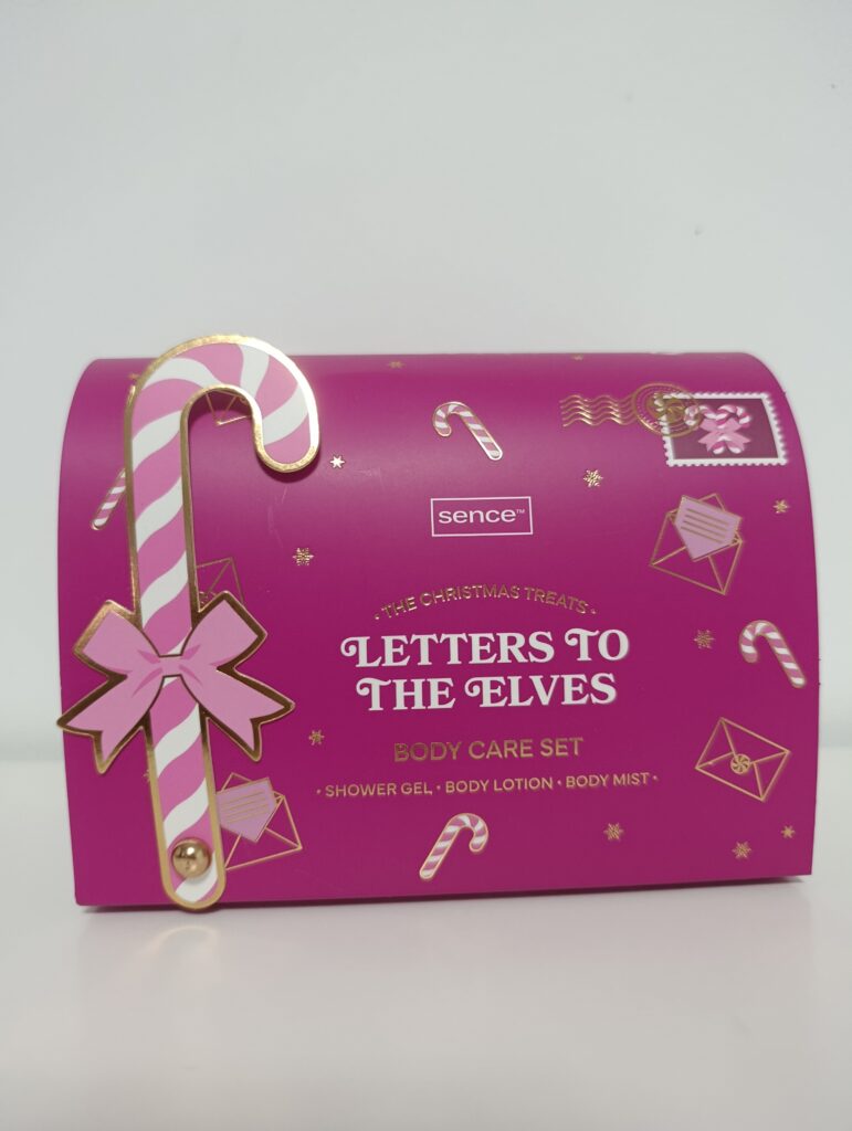 ✉️🧝♀️ Set de Cuidado Corporal Navideño Sence en forma de buzón navideño